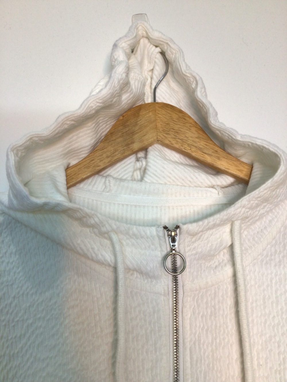 Zyia Active Gannett Peak White Zip-Up Hoodie Jacket Size XXL - Picture 3 of 10